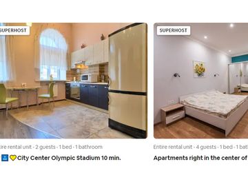 Airbnb "closely evaluating" new host applications in Ukraine
