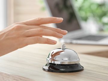 No, guests do not require human-provided services in hospitality
