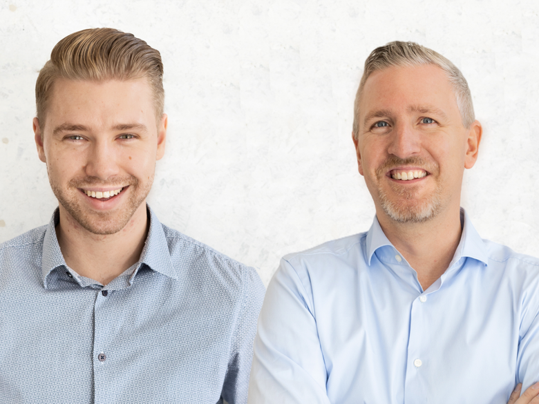 Founders Sandro Abegg and Hannes Boller Founders Sandro Abegg and Hannes Boller